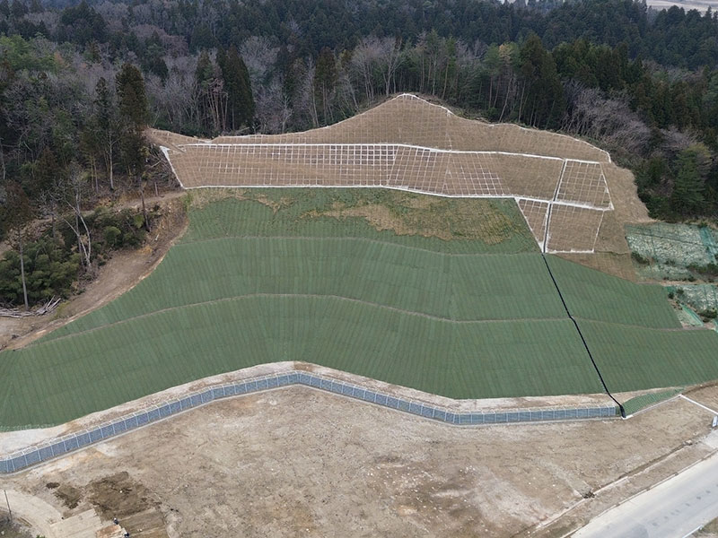 令和7年度 災害関連緊急治山事業　岡田地区 山腹工事